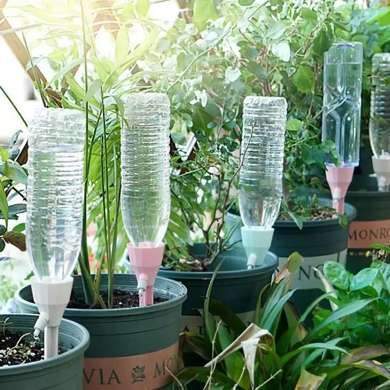 Self Watering Insert - 3-6 Stück Verstellbares Tropfbewässerungssystem Automatische Selbstbewässerungsspitzen