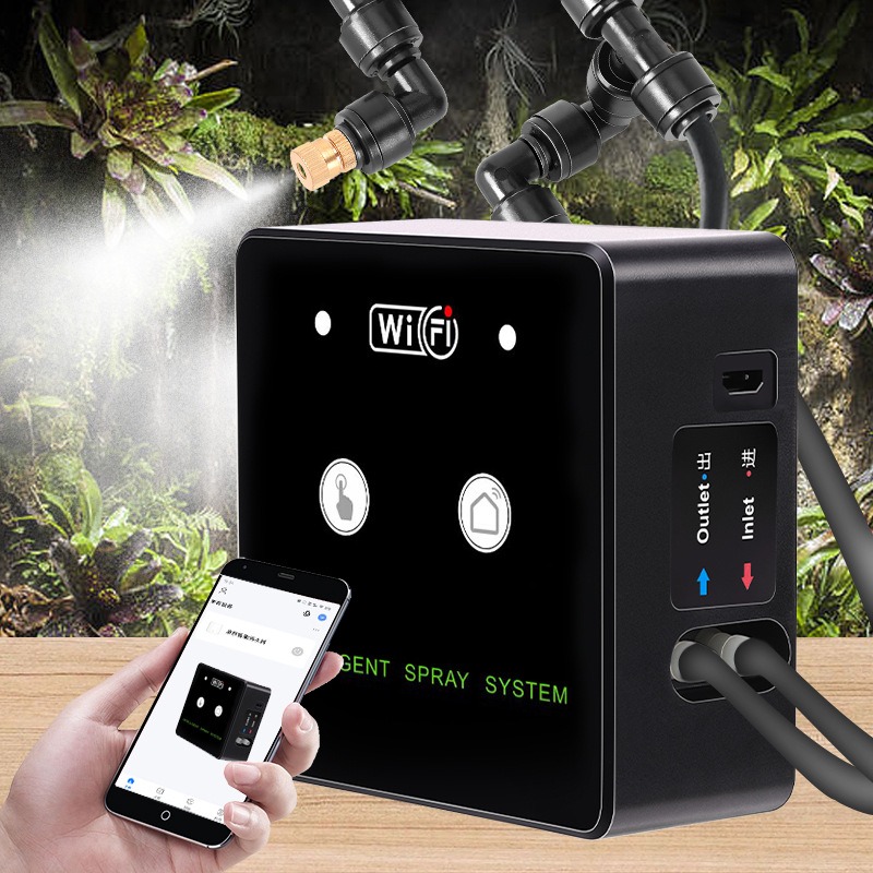Self Watering Insert - Rainforest Sprayer WiFi-Steuerung Automatischer Nebel Regenwald