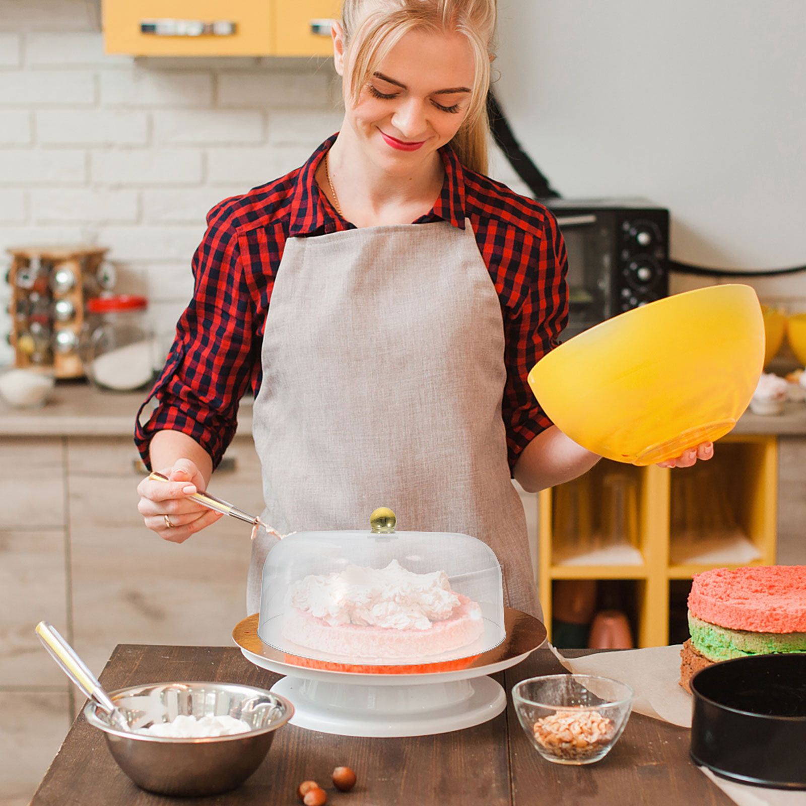 Kunststoff-Kuchenkuppel 28 cm, – Plastic Dome Clear Bewertung und Preis