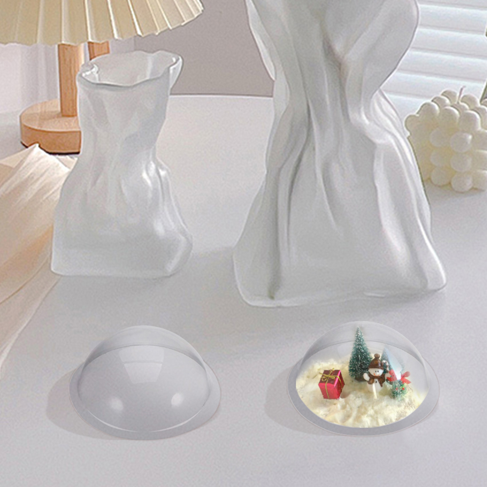 12 Stück stabile, transparente – Plastic Dome Clear Bewertung und Preis