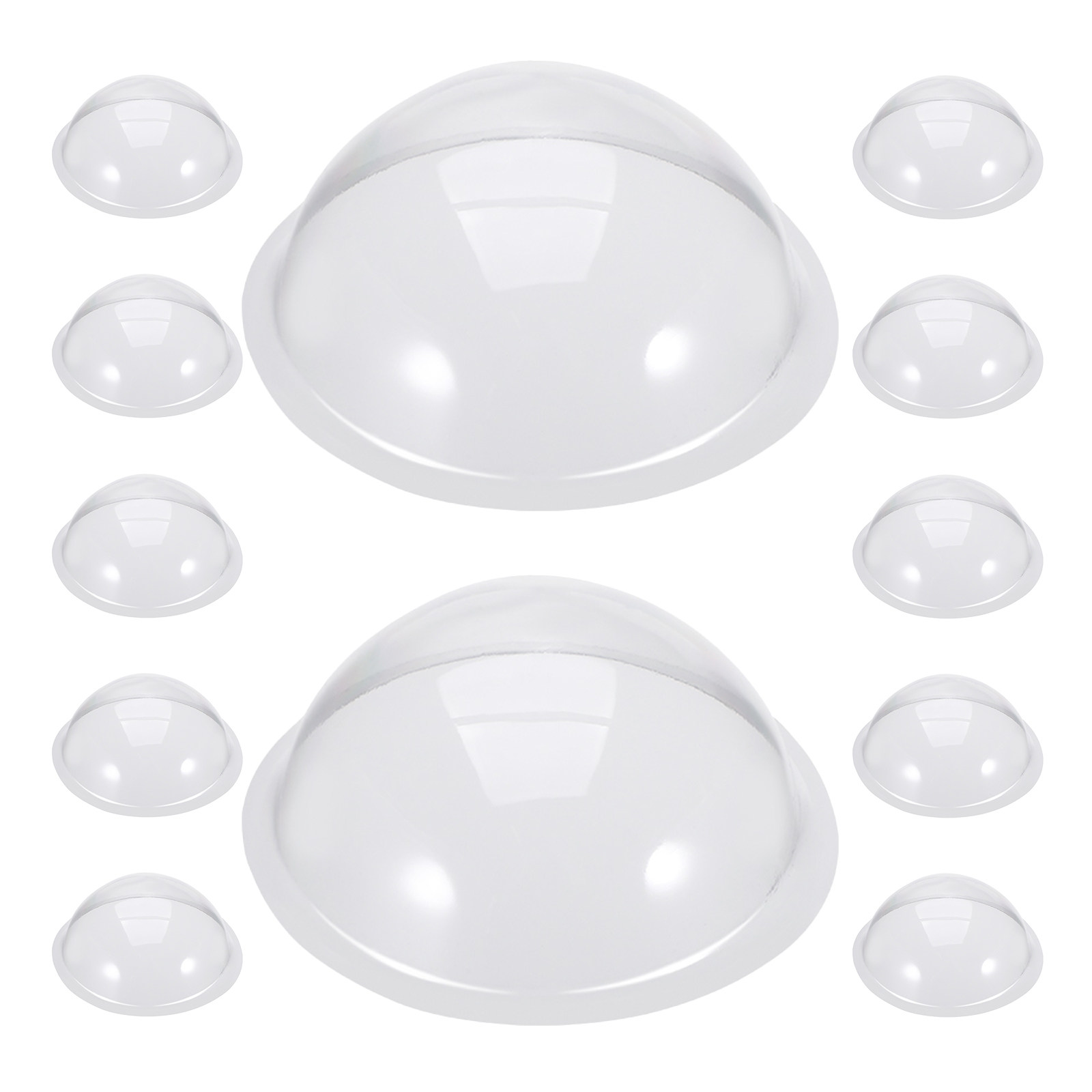 12 Stück stabile, transparente – Plastic Dome Clear Bewertung und Preis